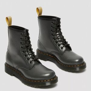 Vegan 1460 Metallic Emboss Lace Up Boots
